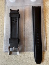 Listing image for Everest Curved Rubber Strap EH5 with Tang Buckle for Rolex Sports Models Black