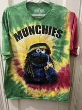 Listing image for Cookie Monster Shirt Mens 2XL Munchies Rasta Tie Dye Reggae