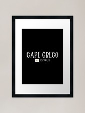 Listing image for Cape Greco - Cyprus Framed Art Prin Framed Wall Art Poster Canvas Print Picture