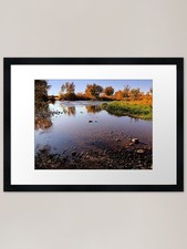 Listing image for River Bed...Snake River...... Star, Framed Wall Art Poster Canvas Print Picture