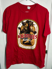 Listing image for Krampus KOLSCH Alpine Folklore Brewery Made Nice for Naughty Red T-Shirt XL EUC