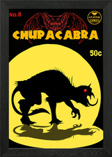 Listing image for CHUPACABRA COMIC Framed Wall Art Poster Canvas Print Picture