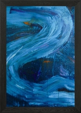 Listing image for The River Serpent, inspired by Japa Framed Wall Art Poster Canvas Print Picture