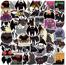 Listing image for Mothman Cryptid Cartoon Style Stickers 50pk Mothman Fun Cryptids FREE SHIPPING