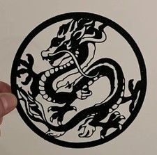 Listing image for Dragon Wall Art 3d Printed Wall Art Dragon Wall Decor