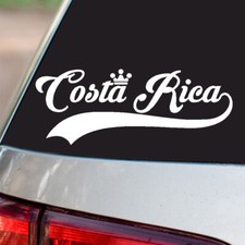 Listing image for Costa Rica Sticker Country Pride all sizes chrome and regular vinyl colors
