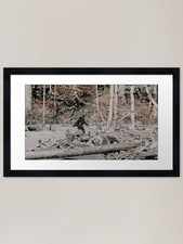 Listing image for Bigfoot Framed Art Print Framed Wall Art Poster Canvas Print Picture
