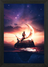 Listing image for THE MERMAID SPIRIT Framed Wall Art Poster Canvas Print Picture