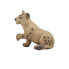 Listing image for Lion Cub Playing Toy Figure Realistic Big Cat Wildlife Collectible Model