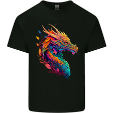 Listing image for A Fantasy Dragon Mens Cotton T-Shirt Tee Top