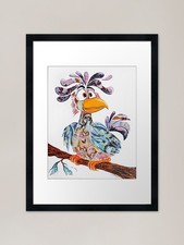 Listing image for Morag - Scotish Money bird Framed A Framed Wall Art Poster Canvas Print Picture