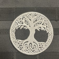 Listing image for Tree Of Life Yggdrasil Ancient Norse Viking Mythology Tactical Patch Hook Loop