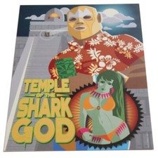 Listing image for Temple of the Shark God 5x7 Mini-Poster - Forgus Art (Tiki, Luchador, Pinup)