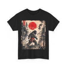 Listing image for Samurai Bigfoot Japanese Art Lovers Sasquatch Women Men Vintage Shirt