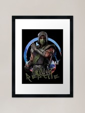 Listing image for Mortal Kombat 1 Reptile 2023 Framed Framed Wall Art Poster Canvas Print Picture