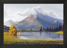 Listing image for Sunny lake spirit Framed Wall Art Poster Canvas Print Picture