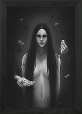 Listing image for The Yokai Framed Wall Art Poster Canvas Print Picture