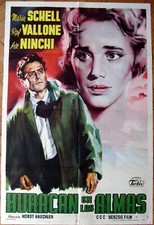 Listing image for 1956 LIEBE (LOVE) Maria Schell Raf Vallone 1SH MOVIE POSTER Huracan En Las Almas