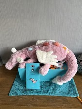 Listing image for Jellycat Duskrise Dragon & Enamel Pin Badge Perks Exclusive BNWT Genuine