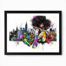 Listing image for Little Miss - Urban Legend Art Prin Framed Wall Art Poster Canvas Print Picture