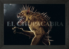 Listing image for El. Chupacabra - Side Framed Wall Art Poster Canvas Print Picture