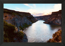Listing image for Sunset Snake River Idaho Framed Wall Art Poster Canvas Print Picture