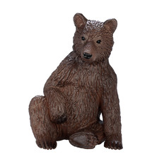 Listing image for Realistic Grizzly Bear Cub Toy Figure Wildlife Animal Collectible Model Gift