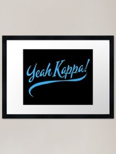 Listing image for Yeah Kappa! Framed Art Print Framed Wall Art Poster Canvas Print Picture
