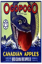 Listing image for 🍏 Canadian Apples 'Ogopogo' Vintage Ad Poster - 24x36” Premium Art Print