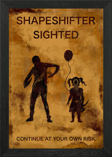 Listing image for Shapeshifter Sighted Framed Wall Art Poster Canvas Print Picture
