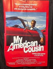 Listing image for MY AMERICAN COUSIN Original Movie Poster JOHN WILDMAN Folded 1 SH (1985) 27x41"
