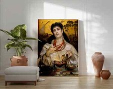 Listing image for Medea Greek Mythology Woman Painting Poster Premium Quality Choose your Size