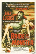 Listing image for Bride of the monster Bela Lugosi vintage movie poster