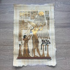 Listing image for Egypt Souvenir Collectible Papyrus Scroll Painting Art Poster, Ancient Egypt