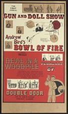 Listing image for Andrew Bird's Bowl of Fire Devil in a Woodpile Poster 1999 Chicago Steve Walters