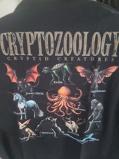 Listing image for Cryptozoology Cryptid Creatures T Shirt Size XL Brand New