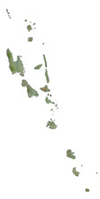 Listing image for Vanuatu Satellite Map GLOSSY POSTER PICTURE PHOTO PRINT BANNER 13955