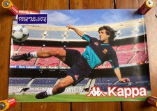 Listing image for Vintage Kappa Poster Jose’M Bakero F.C Barcelona People on the move 1996