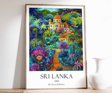 Listing image for 4 Sri Lanka Print, Sri Lanka Travel Poster, Middle East Travel Print, Islamic De