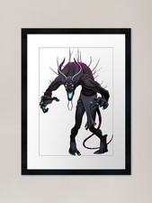 Listing image for scary monster, la chupacabra, monst Framed Wall Art Poster Canvas Print Picture