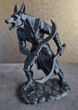 Listing image for Anubis Egyptian God Statue – Mythology Warrior Figure – Dark Fantasy Collectible