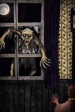 Listing image for 'Ghoul' – Hand-Drawn Ink Art Print A4 – Licensed Reproduction