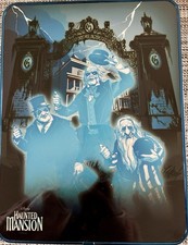 Listing image for Disney Haunted Mansion Hitchhiking Ghosts 9"x12” Wall Art By Open Road Brands