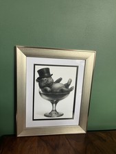 Listing image for Happy Hippo Framed Wall Art Print