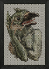 Listing image for Devil with a bird’s head Framed Wall Art Poster Canvas Print Picture