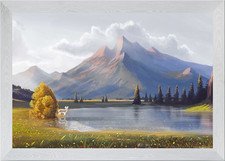 Listing image for Sunny lake spirit Framed Wall Art Poster Canvas Print Picture