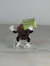 Listing image for Woodburn Farmfest Enamel Pin: Dancing Berry Mascot - Retro Festival Accessory