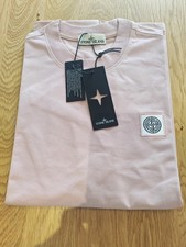 Listing image for Stone Island Men's T-Shirt Pastel Pink / Purple Size M Medium
