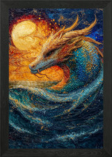 Listing image for Sea Spirit Framed Wall Art Poster Canvas Print Picture