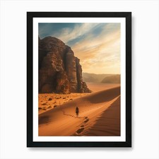 Listing image for Wadi Rum Desert 1 Art Print Framed Wall Art Poster Canvas Print Picture